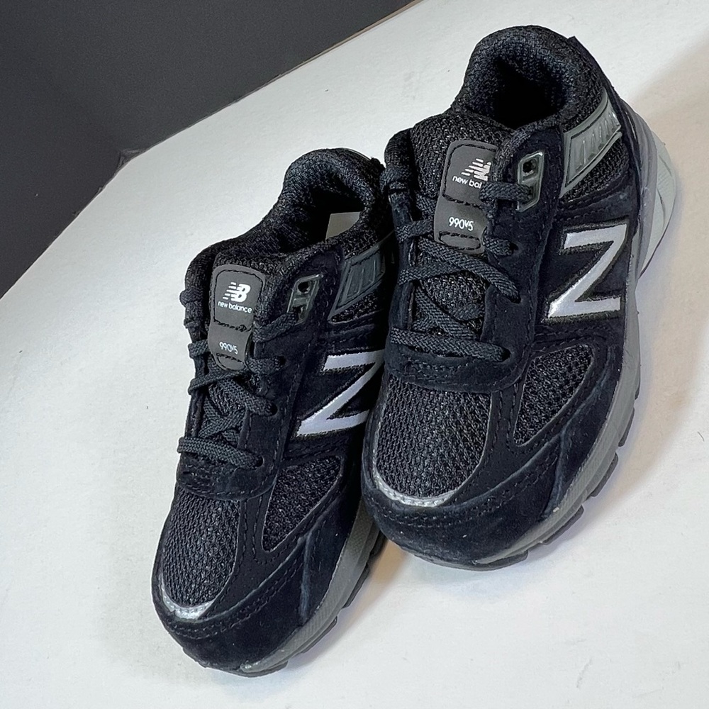 🆕New Balance 990 V5 Infant Sneakers — Size 5.5 US (Black) - Picture 5 of 14